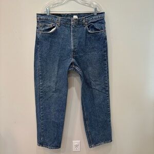 Vintage Levi’s 554 Tapered Fit Made In USA Cotton Jeans Men’s Size 38x30